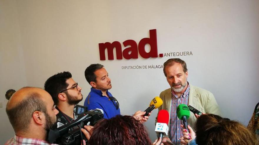 El portavoz de Ciudadanos en la Diputación, Gonzalo Sichar, ayer en el MAD de Antequera.