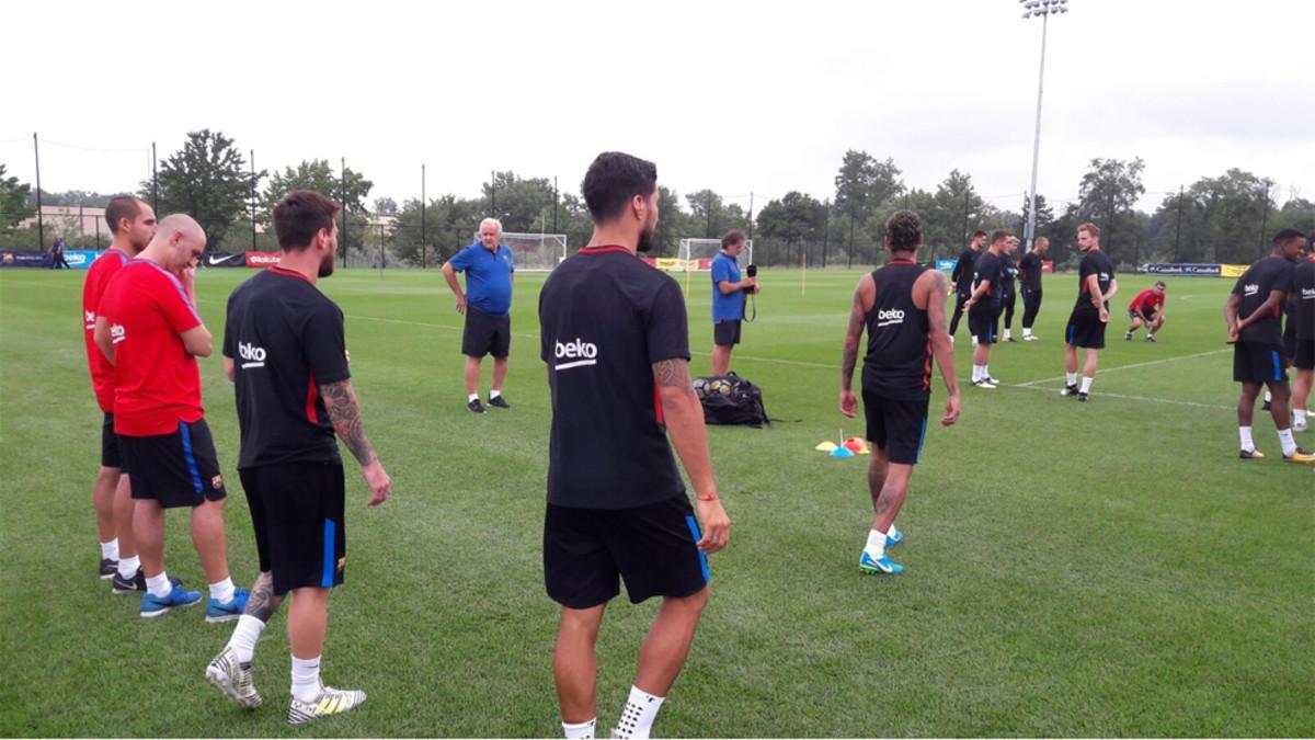 Entrenamiento del Barça el domingo en la Gira por Estados Unidos