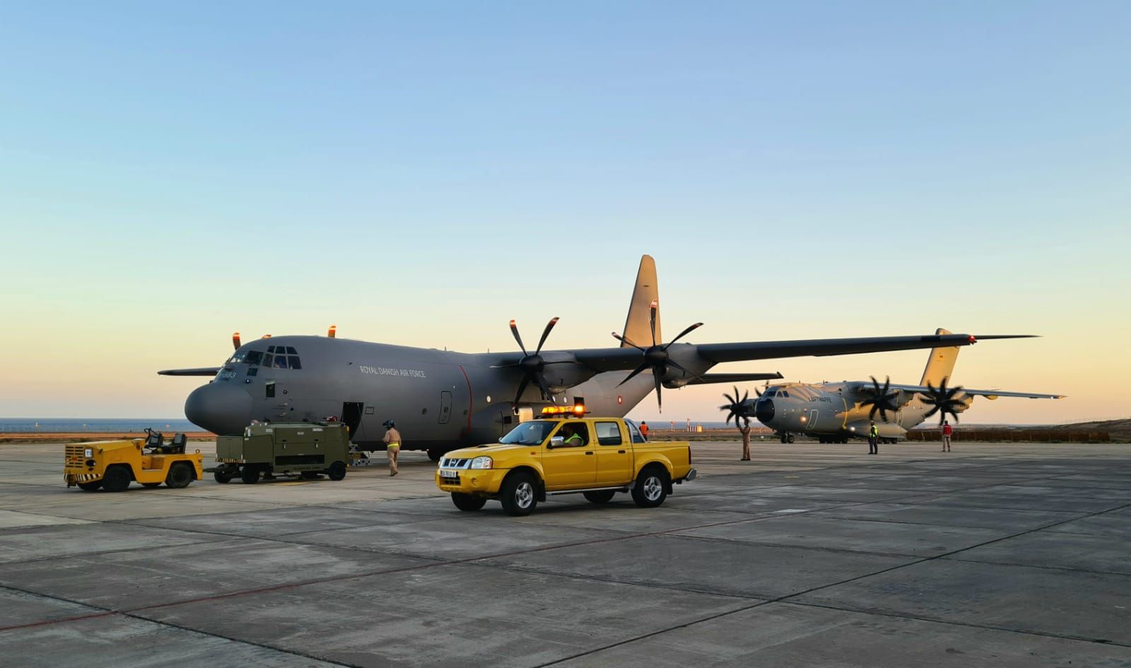 Curso de Entrenamiento Avanzado de Transporte Aéreo Militar Europeo en Canarias