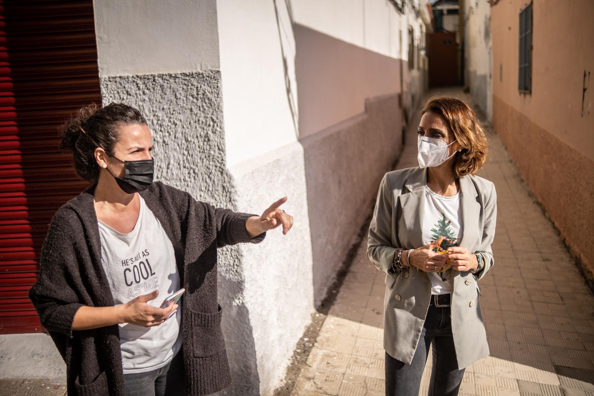 Visita al barrio de Las Cabritas