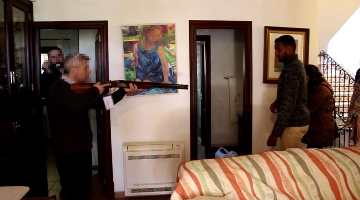 La reconstrucción del crimen de Porreres, en imágenes
