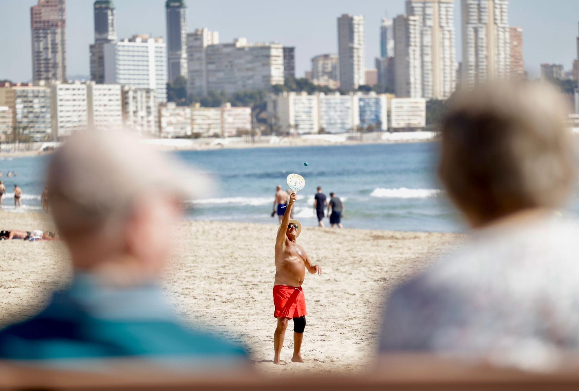 Calor de verano en marzo en Alicante.