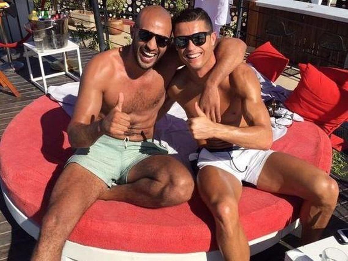 Cristiano Ronaldo amb el seu amic marroquí