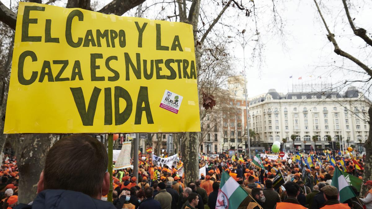 Manifestación en Madrid por la defensa del campo español