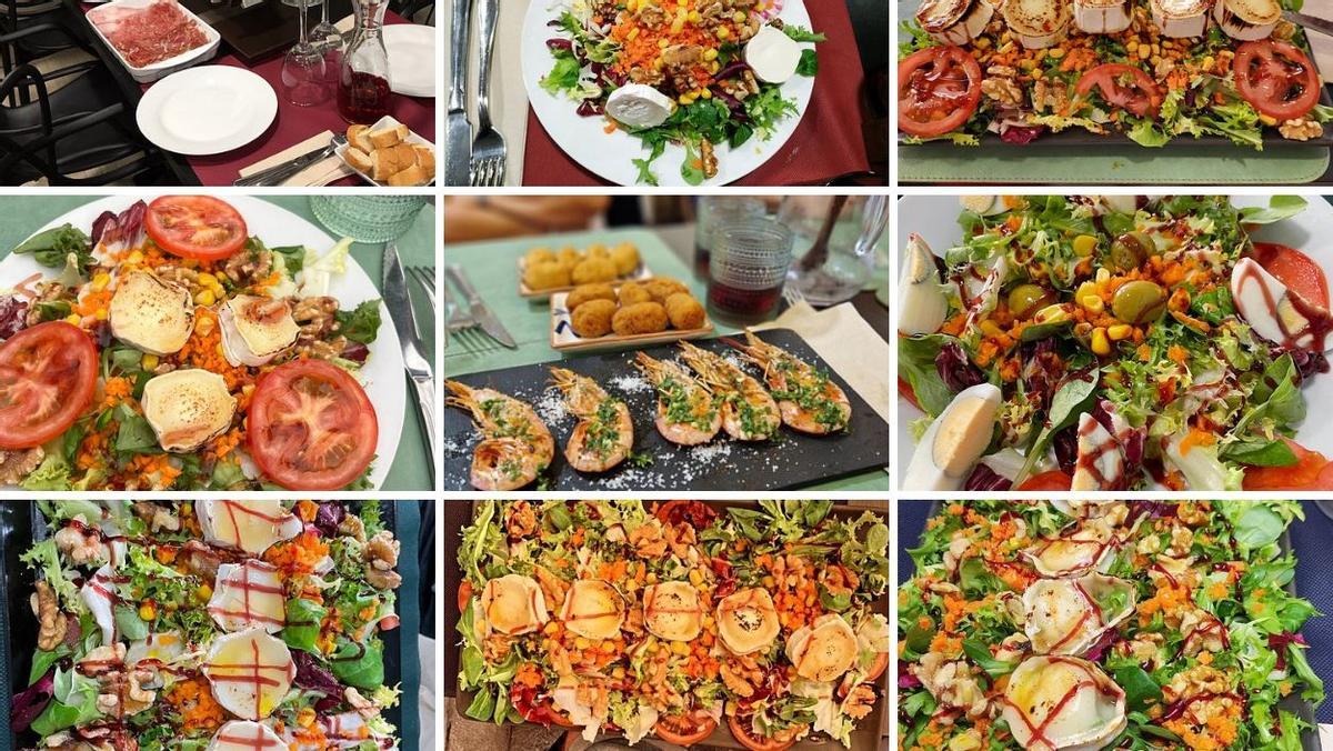 Plats del restaurant en imatges publicades per usuaris de Tripadvisor.