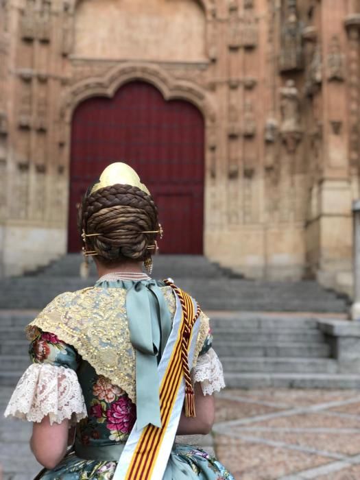 El viaje de la fallera mayor y la corte a Salamanca para el Extra de Fallas de Levante-EMV