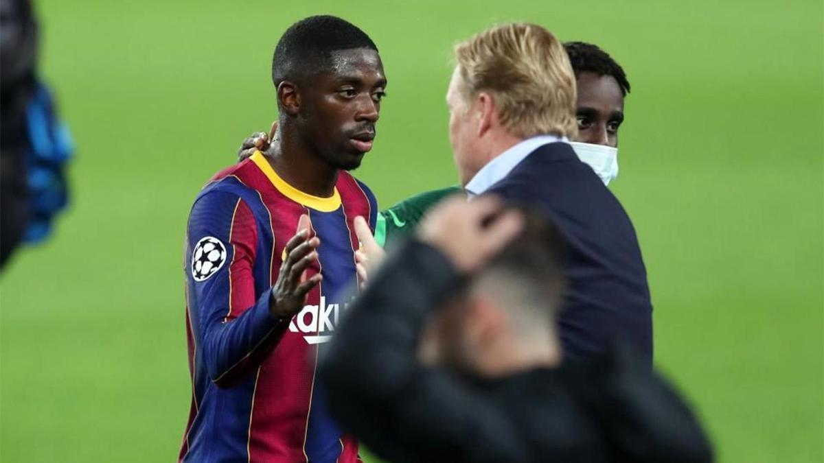 Koeman sobre Dembélé: "Es importante estar físicamente y mentalmente bien"