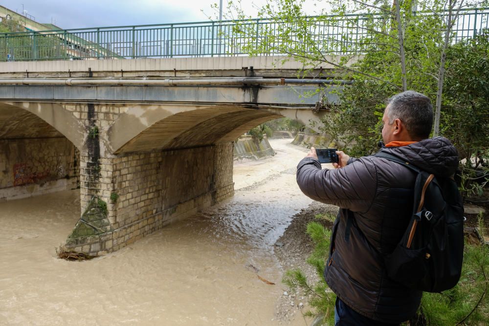 Consecuencias de la lluvia en Elda