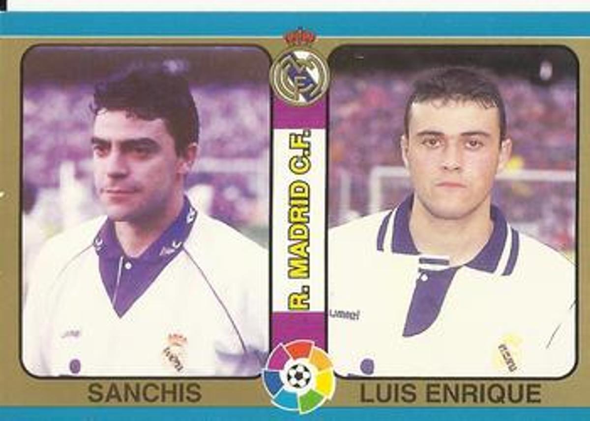 Manolo Sanchís y Luis Enrique