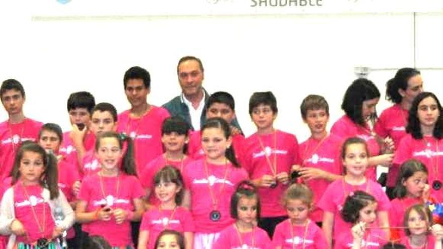 Soutomaior celebra su fiesta del deporte infantil