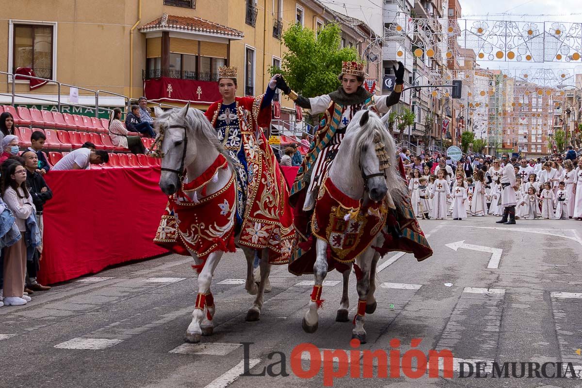 Desfile infantil en las Fiestas de Caravaca (Bando Cristiano)