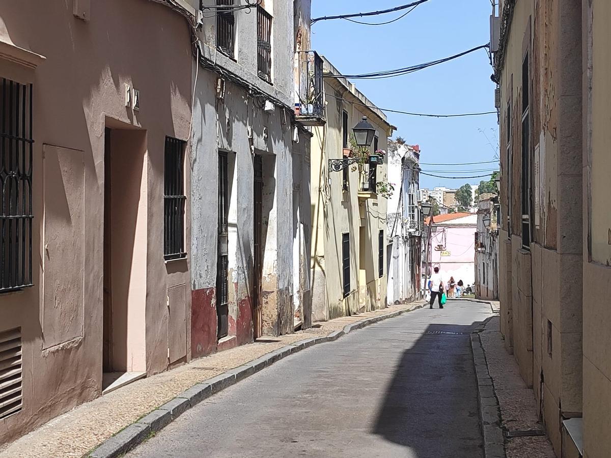 Calle Luis de Morales, Badajoz.