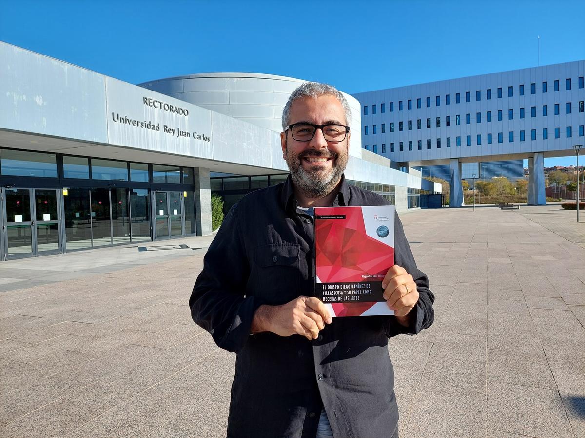 El historiador del arte madrileño Alejandro Sáez Olivares, autor de la tesis doctoral sobre el obispo de Málaga.