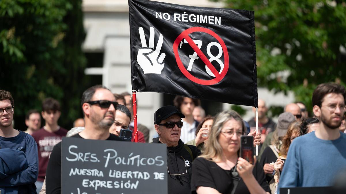 Manifestación en favor de la libertad de prensa
