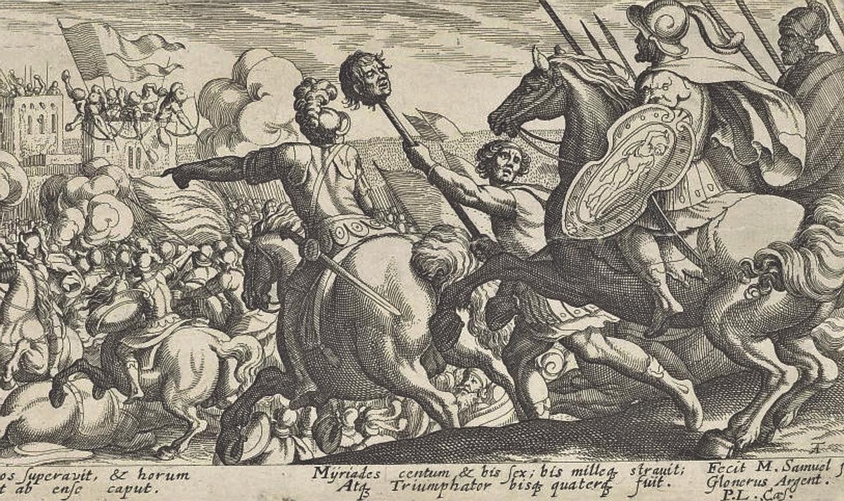 Imagen Battle of Munda (M. Merian)