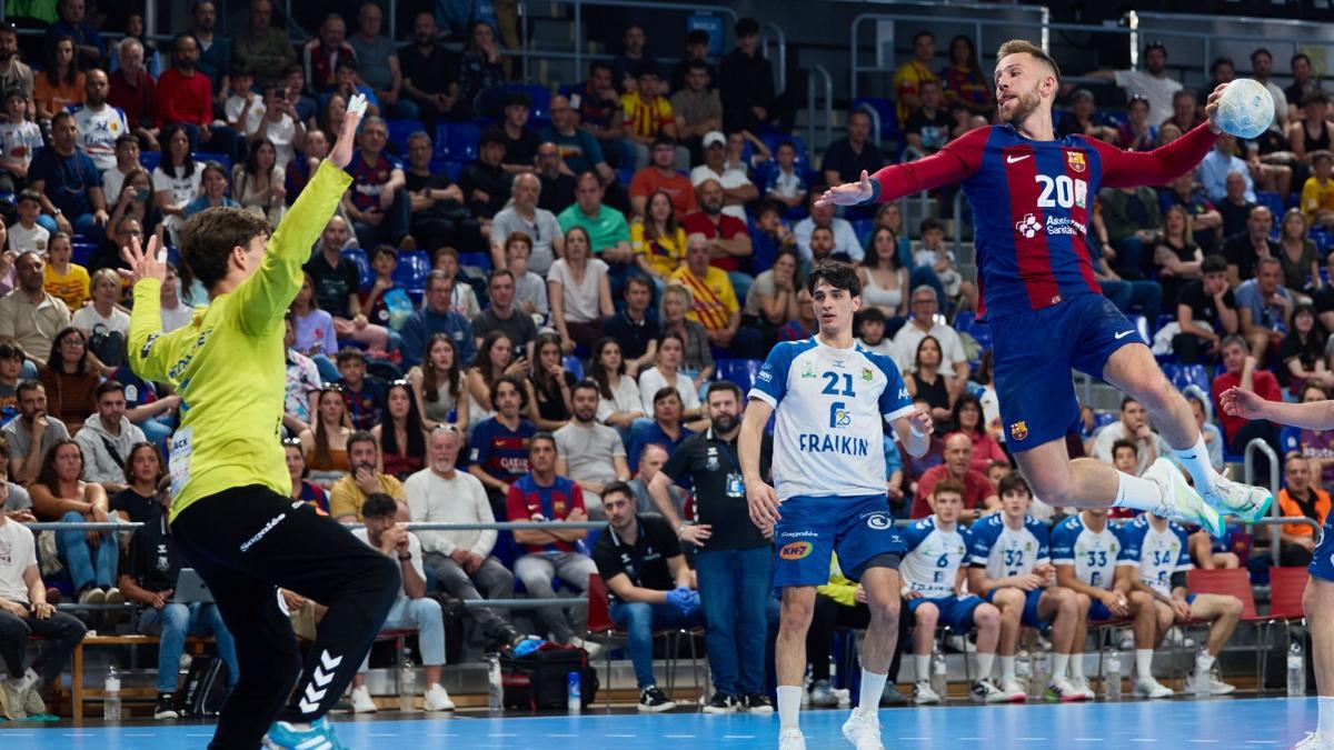 El Barça se proclama campeón de la Liga Asobal ante un combativo Granollers