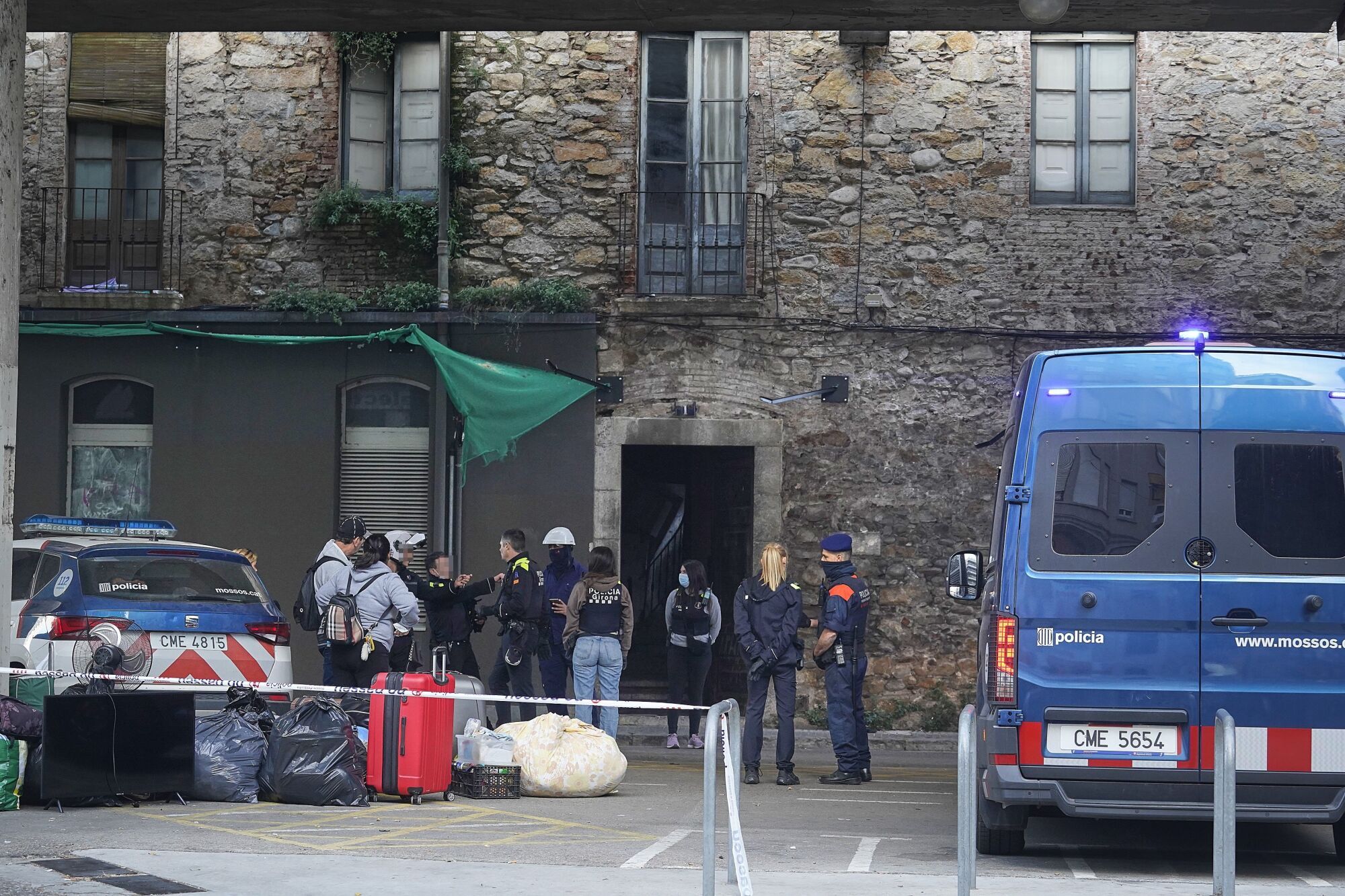 Girona carrer Tomàs Mieres desallotjament edifici ocupat