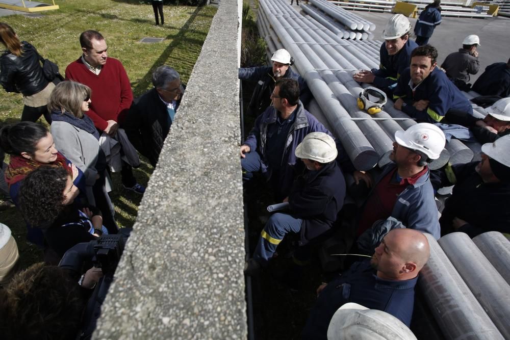 Los despedidos de Montrasa visitan Alcoa