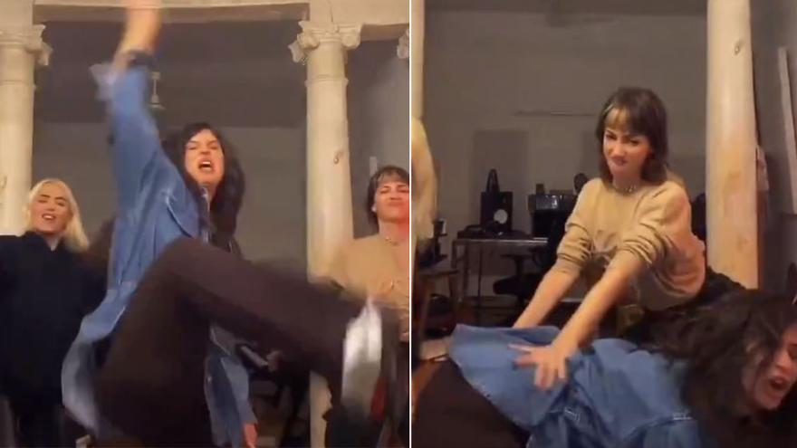 Úrsula Corberó sorprende con un provocativo baile viral con Nathy Peluso en TikTok.