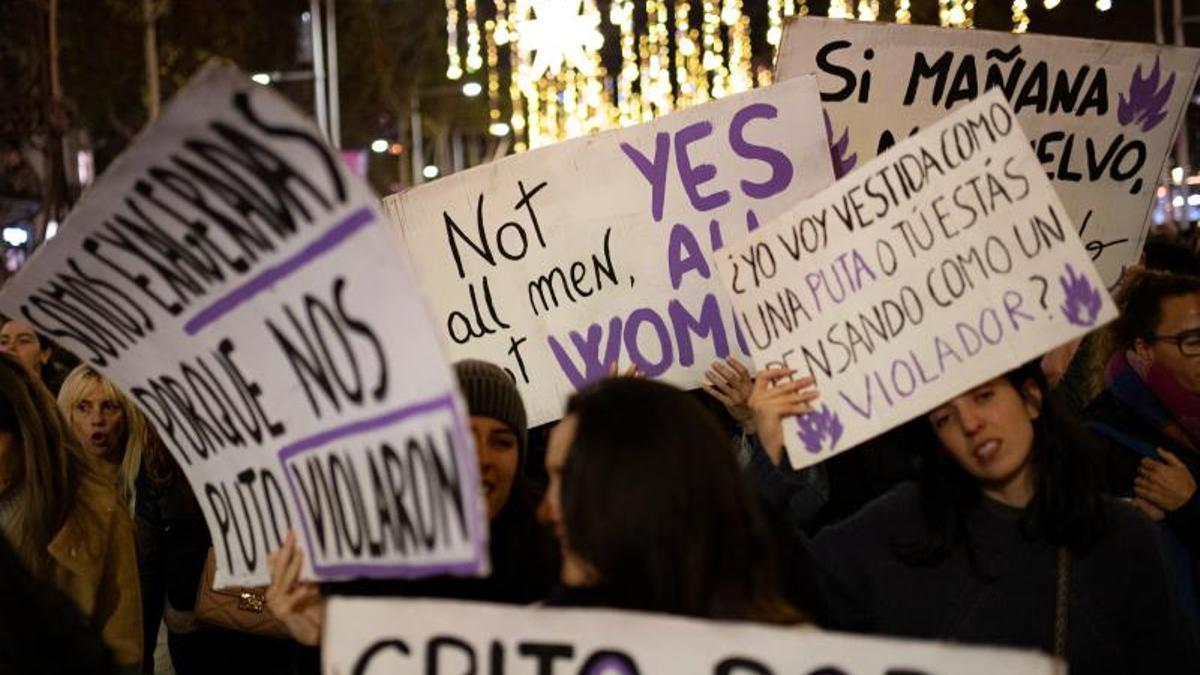 Manifestación en Barcelona por el Día Internacional para la Eliminación de la Violencia contra la Mujer en noviembre pasado.