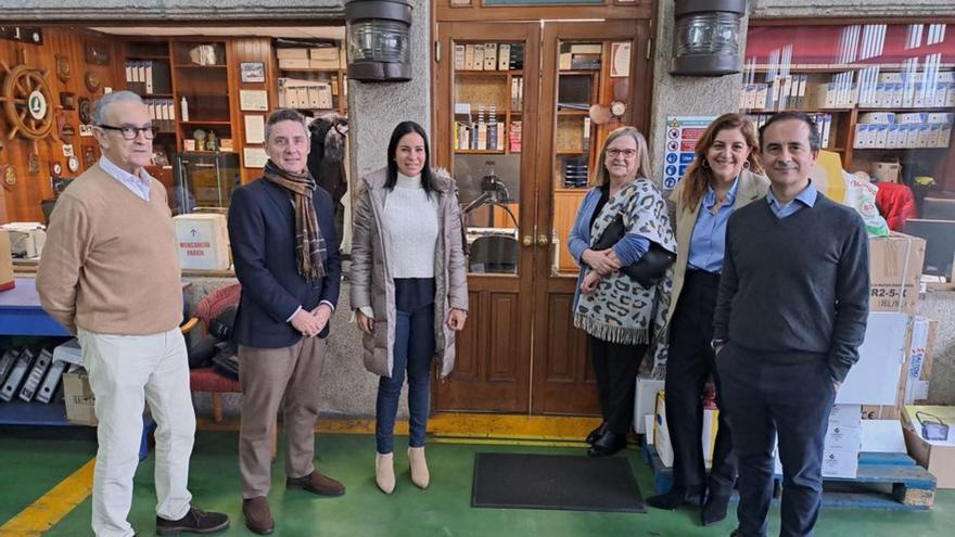 Los candidatos Fidalgo, García, Garrido y Mariño en Casa Pepe.