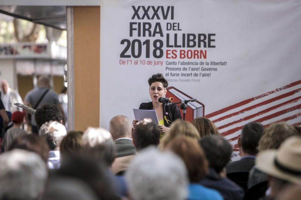 Laia Martínez inaugura la Fira del Llibre con una defensa de la libertad creativa