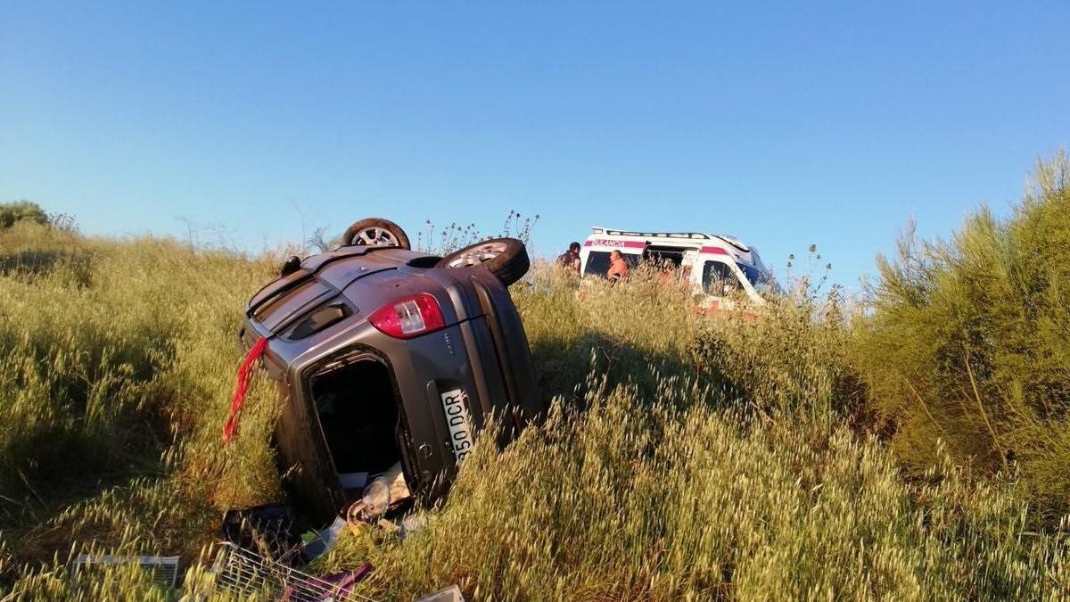 Cuatro heridos, dos de ellos niños, en un accidente de tráfico en Mérida