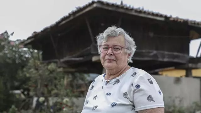 Mari luz Álvarez, vecina de Tacones: "El pueblo ya no es tan tranquilo como antes pero aún así no lo cambio por la ciudad"