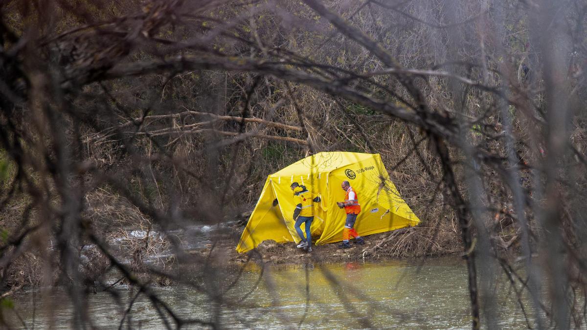 Aparece un cadáver en el río Ebro en Logroño, en la zona donde buscan a Javier Márquez