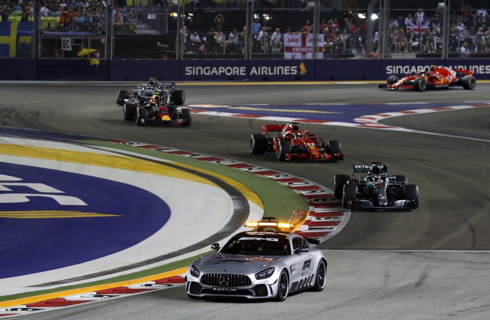 El GP de Singapur de Fórmula 1, en imágenes