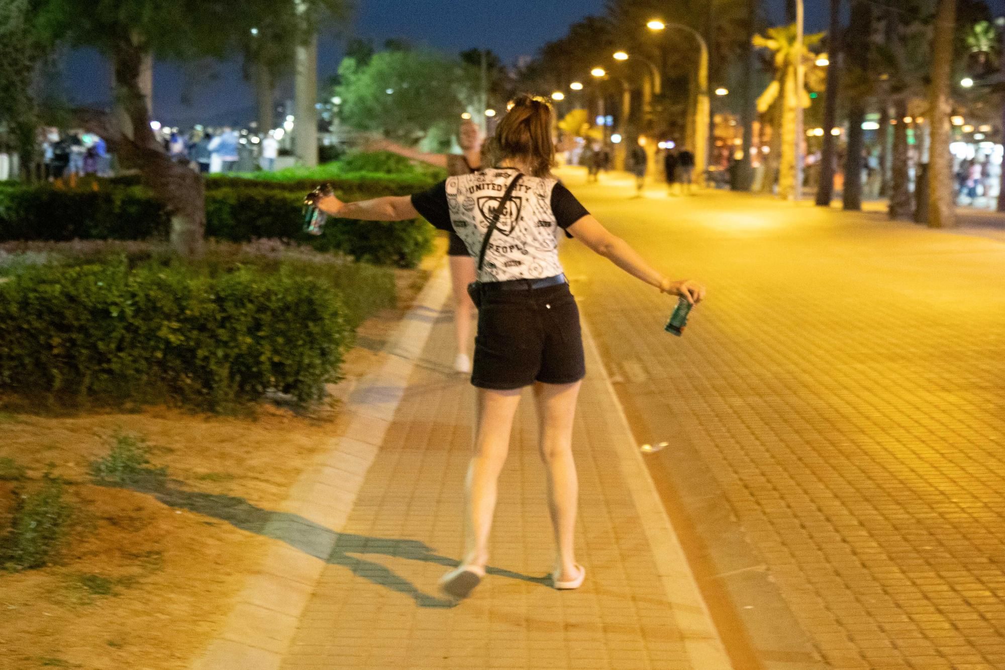 Die Party an der Playa de Palma läuft schon wieder auf Hochtouren