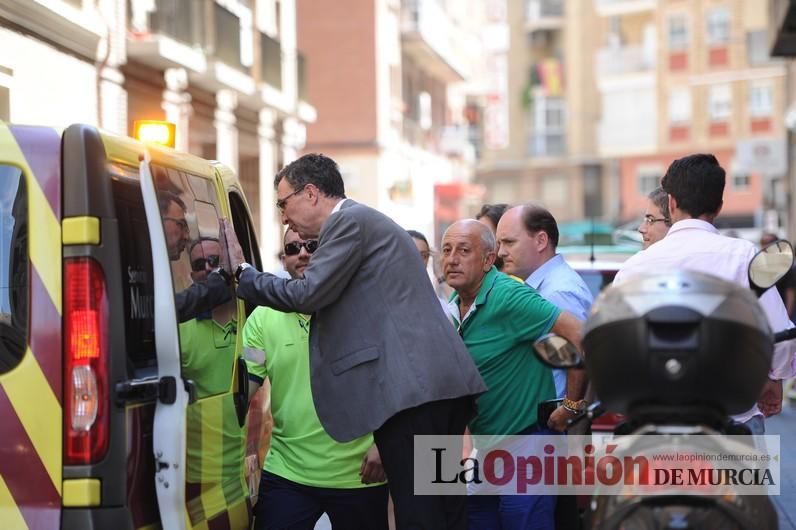 Cae parte del ficus de Santo Domingo en Murcia