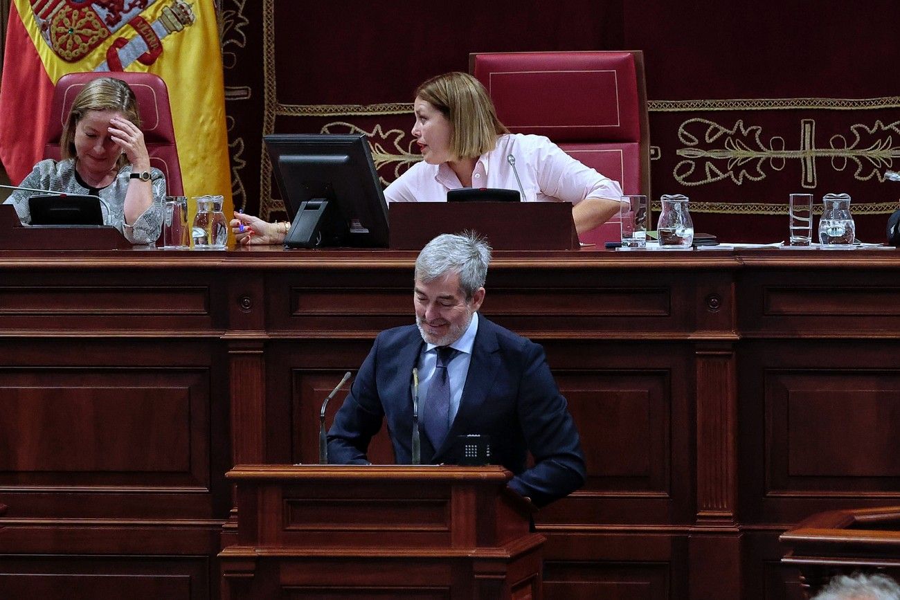 Segunda sesión del debate de investidura en el Parlamento de Canarias