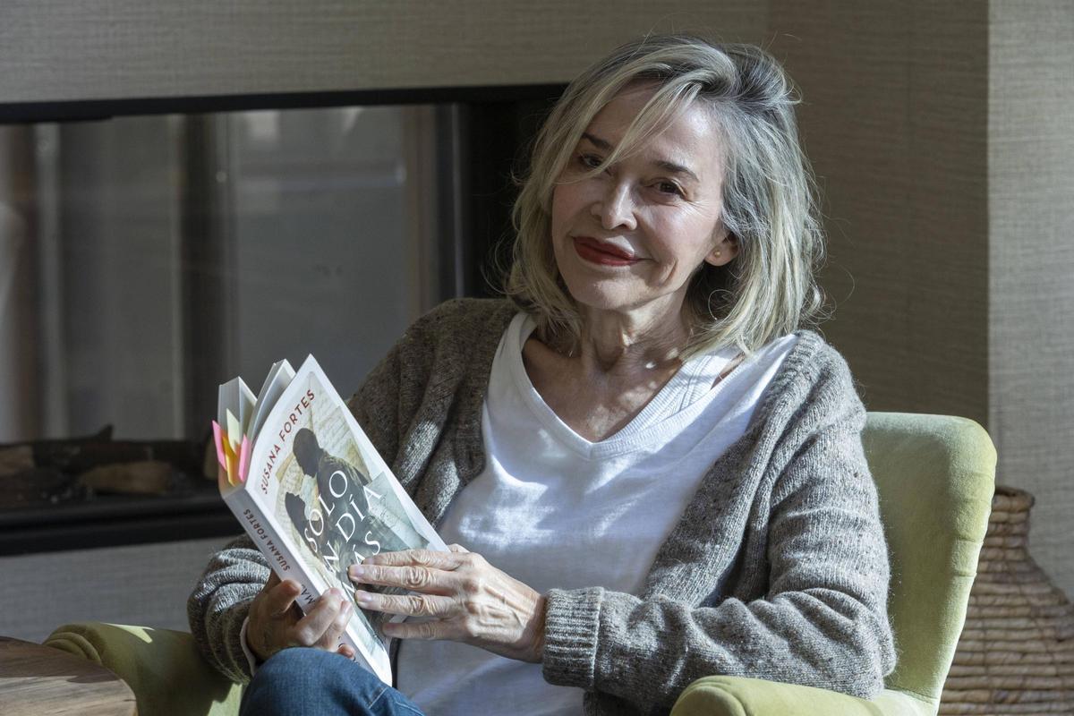 Susana Fortes, con su último libro "Sólo un día mas"
