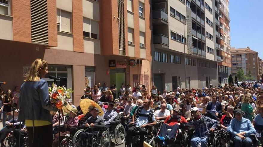 Marco reivindica más infraestructuras sociosanitarias en el aniversario del Centro Gran Vía