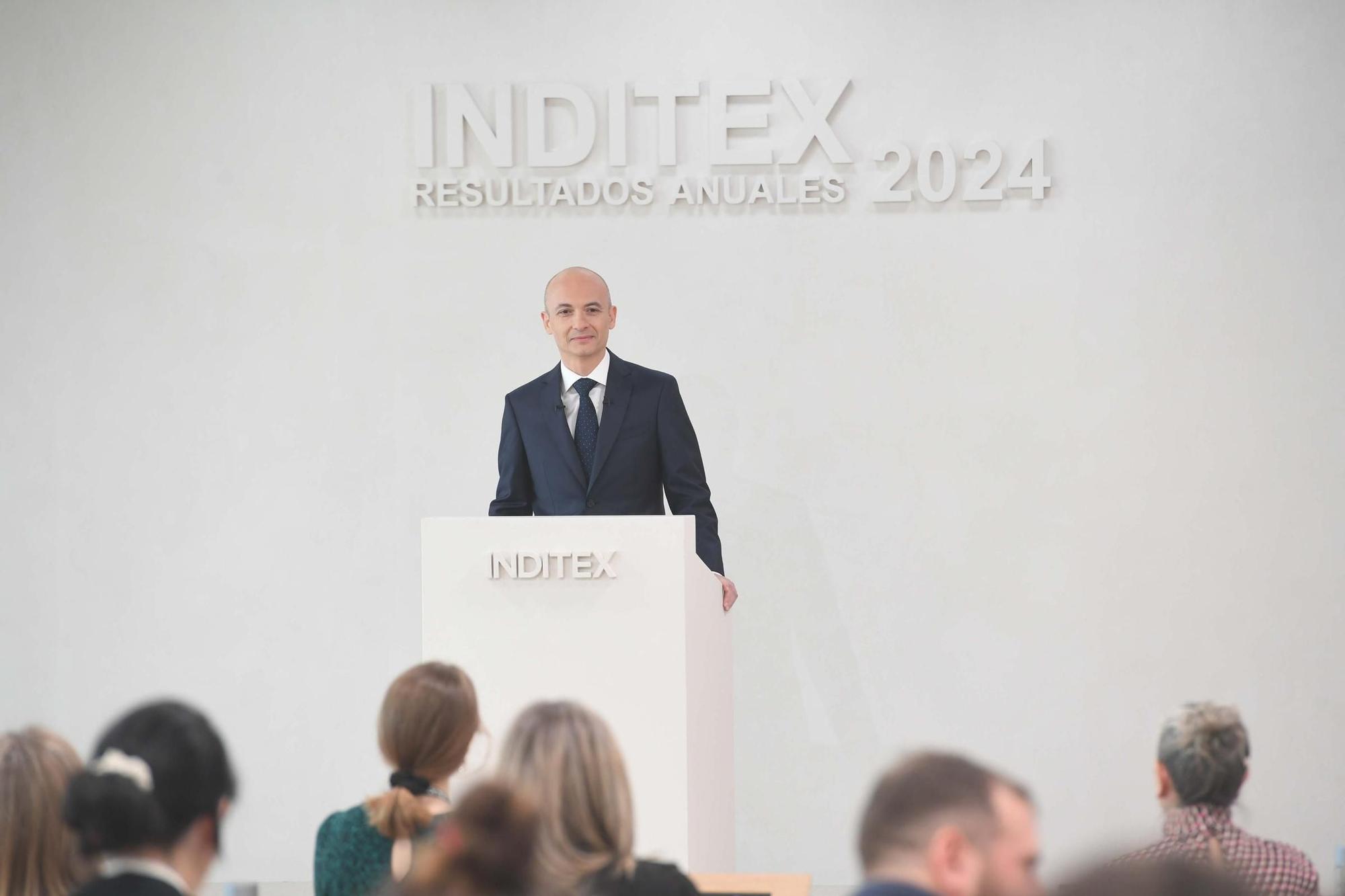 Resultados Inditex: Óscar García Maceiras presenta los resultados de Inditex de 2024