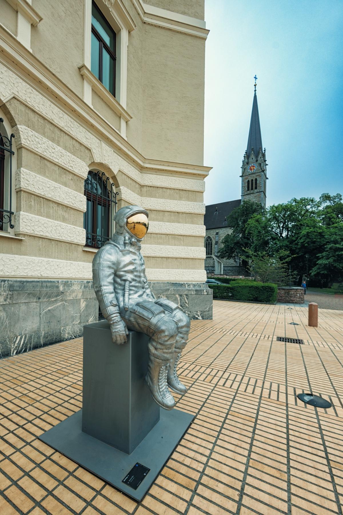 obra Raumableiter en Vaduz.
