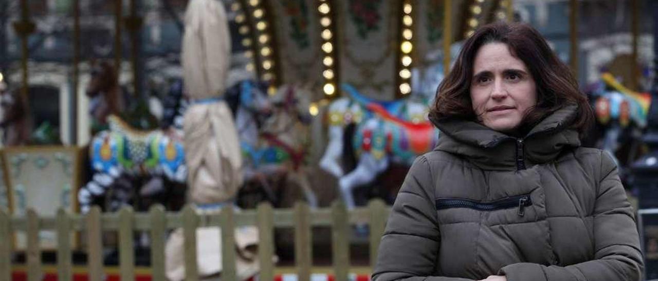 Lucía Rodríguez Olay, el pasado viernes, en el paseo de Begoña.