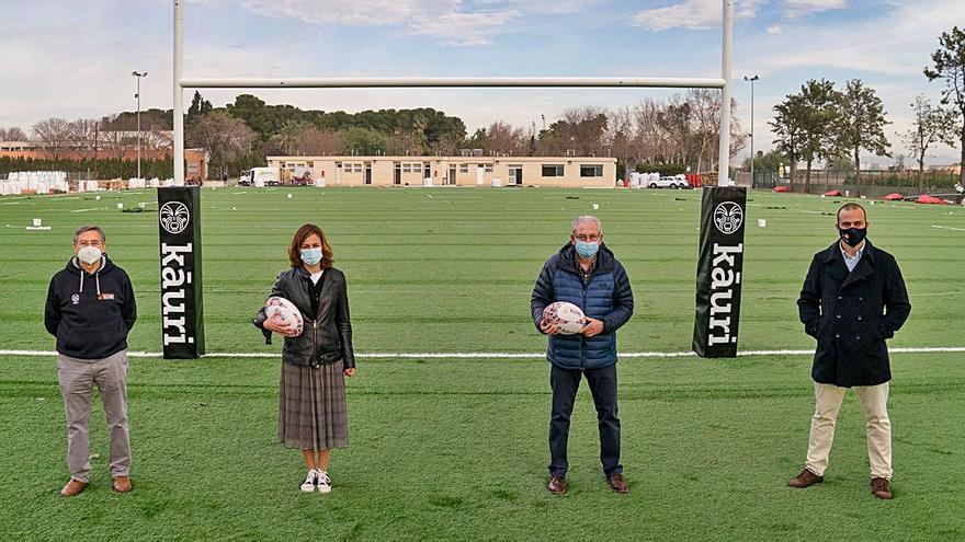 Presentación del nuevo campo de rugby de Picanya. | LEVANTE-EMV