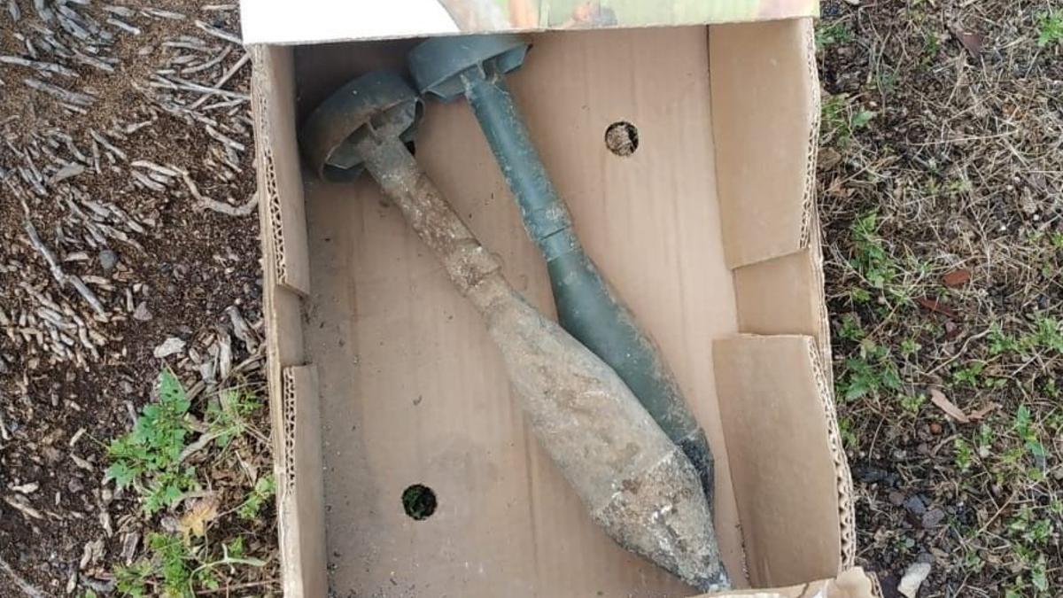 Explosivos encontrados en el municipio de Guía.