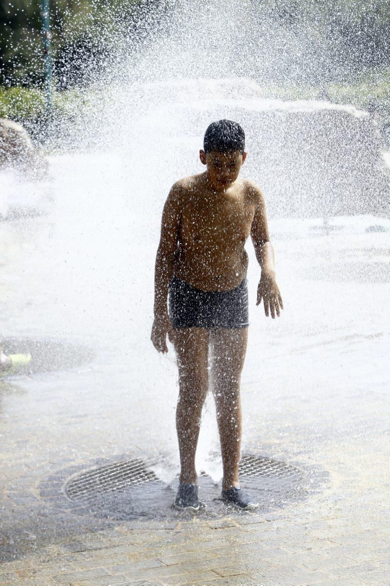 Domingo de calor en Zaragoza