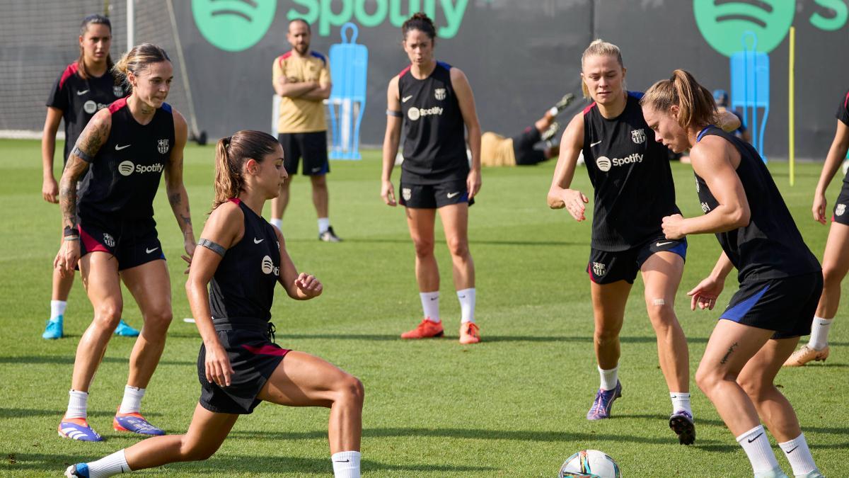 El Barça se entrena antes de medirse al Hoffenheim en el primer amistoso de la pretemporada