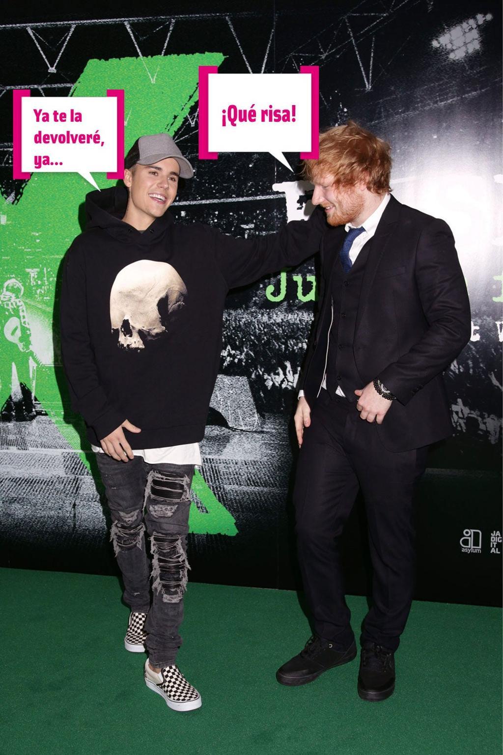 Ed Sheeran y Justin Bieber tienen más que palabras