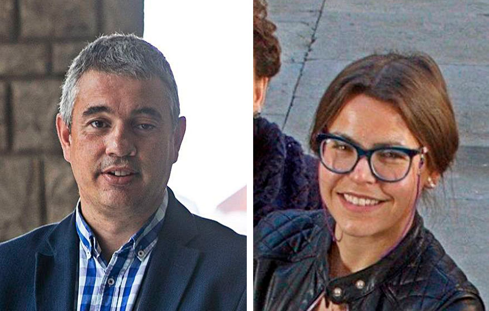 Los profesores Celestino Rodríguez y Rebeca Cerezo. | Miki López