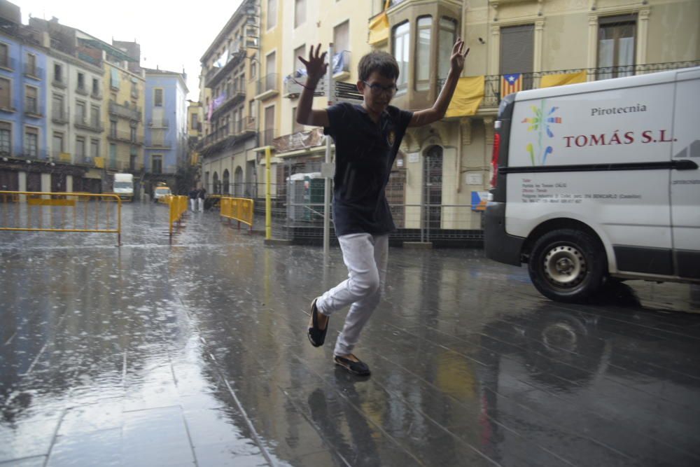 La tronada, ajornada per la pluja