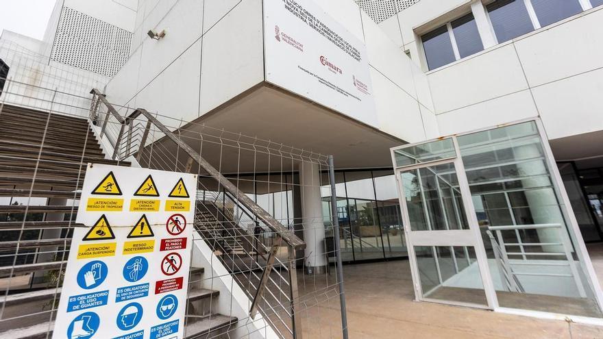 Obras de la nueva sede de la Cámara de Comercio de Alicante.