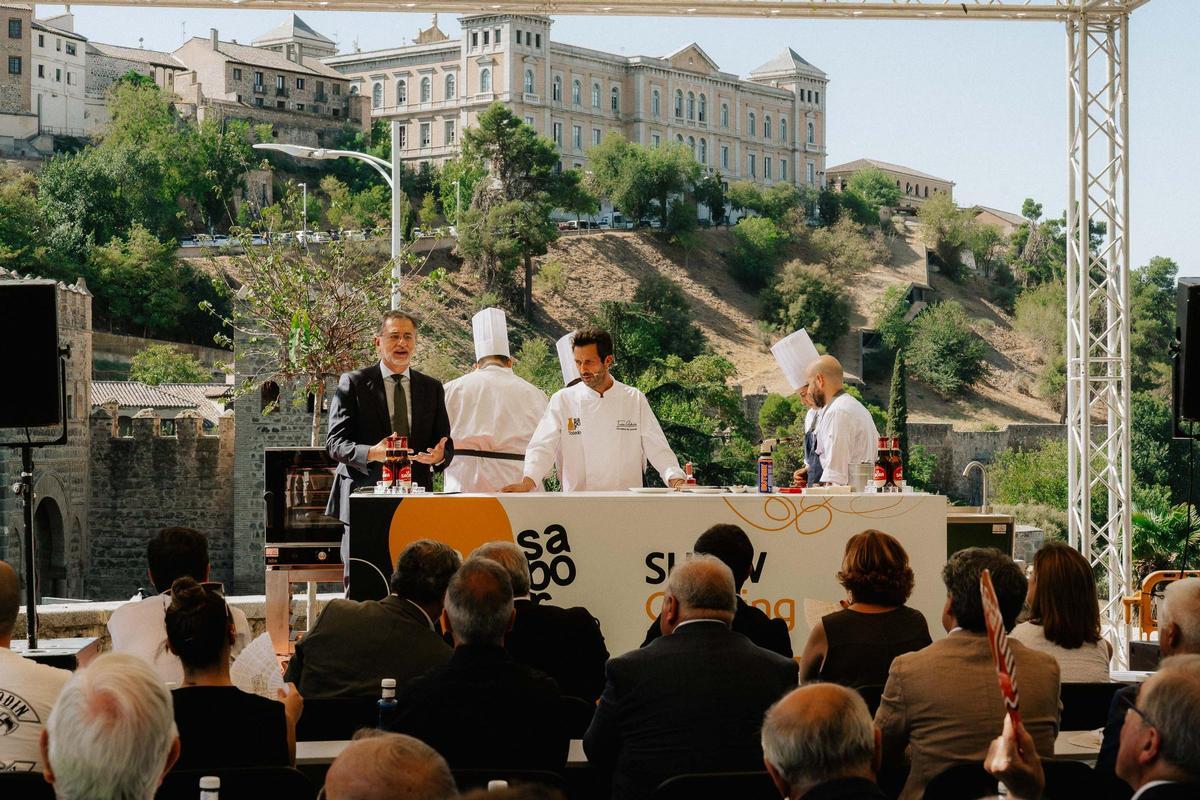 Iván Cerdeño presentando Sabor Toledo