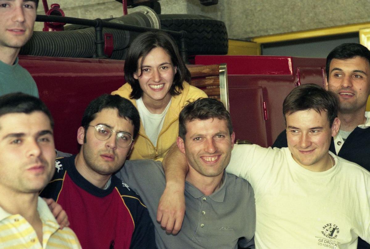 Cristina Posada, hace 23 años, en una fotografía del archivo de FARO en Ourense. |   // IÑAKI OSORIO