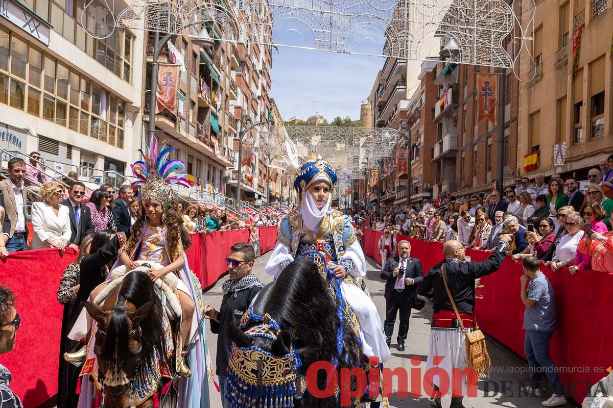 Desfile infantil del Bando Moro en las Fiestas de Caravaca