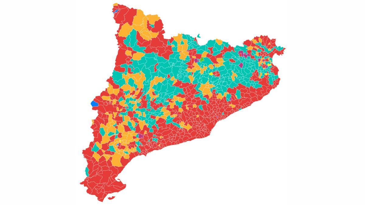 Mapa | Qui ha guanyat les eleccions generals al teu municipi?